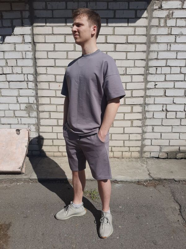Чоловічий спортивний костюм Agonwear sh gray