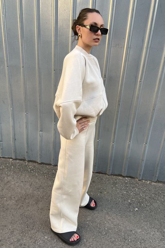 Жіночий спортивний костюм Agonwear zip a palazzo