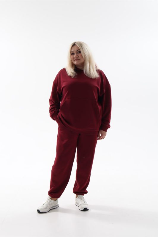 Жіночий спортивний костюм Agonwear Cl Bordo