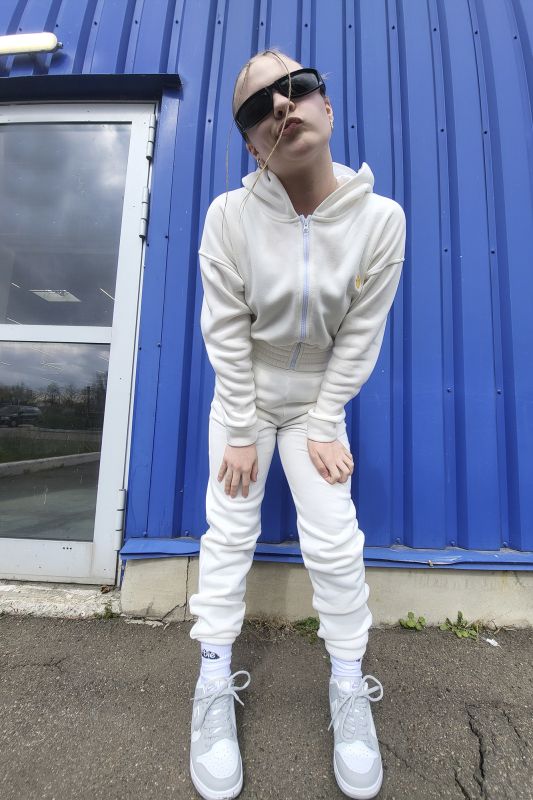 Жіночий спортивний костюм Agonwear  sh White
