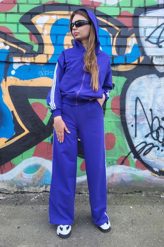 Жіночий спортивний костюм Agonwear zip stviolet