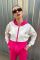 Жіночий спортивний костюм Agonwear zip fuchsia
