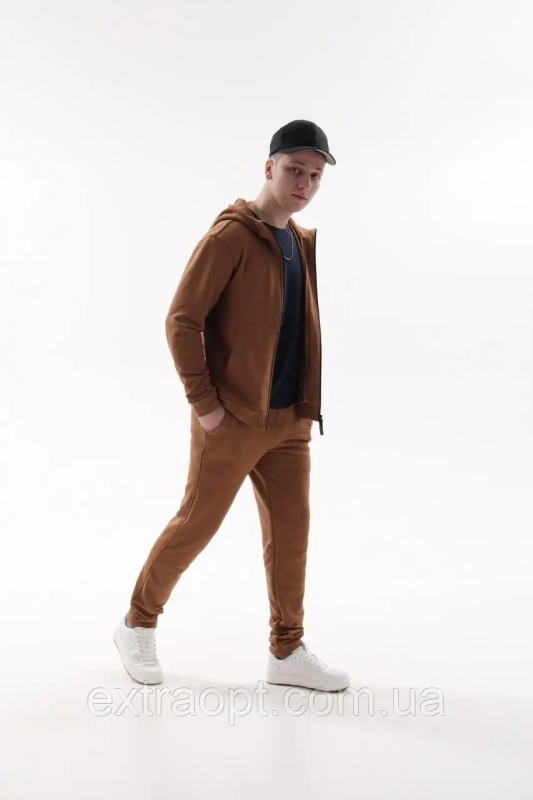 Спортивний костюм Agonwear zip camel