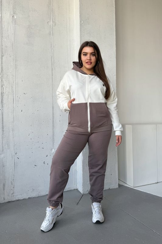 Жіночий спортивний костюм Agonwear zip moko