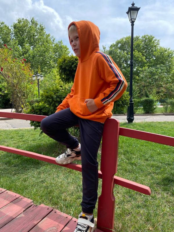 Дитячий костюм Agonwear line orangee