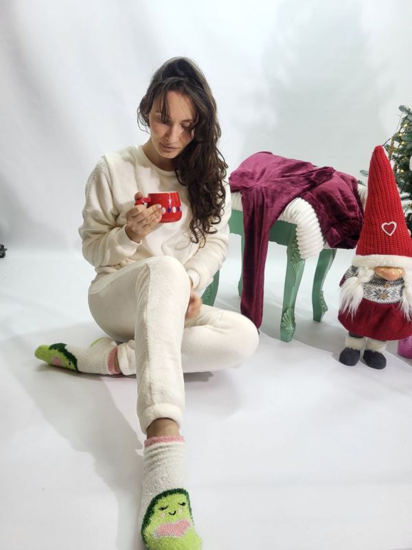 Піжама Agon wear PLUSH Milk