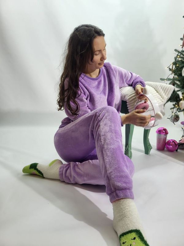 Піжама Agon wear PLUSH Lilac