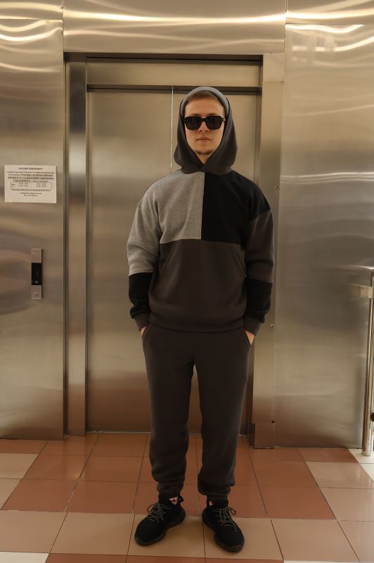 Чоловічий спортивний костюм Agonwear K Gray