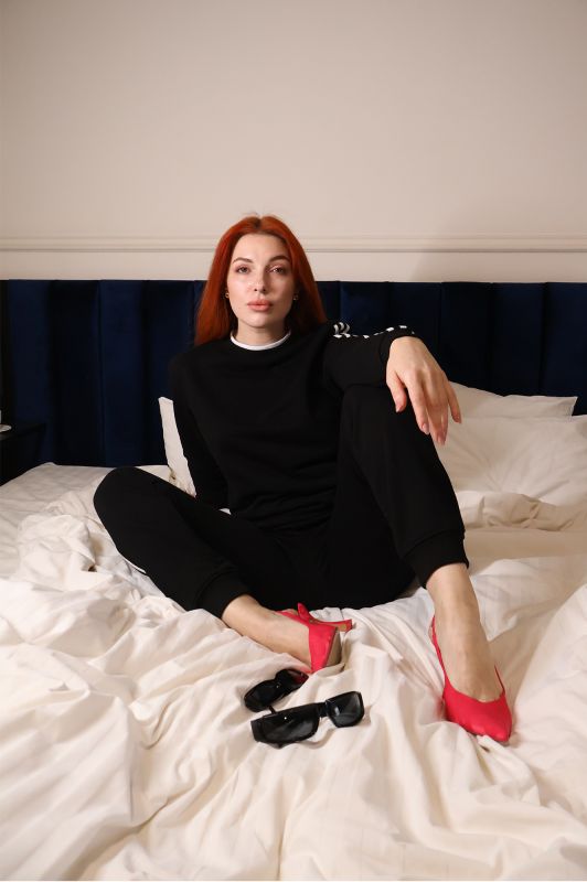 Жіночий спортивний костюм Agonwear sweat black