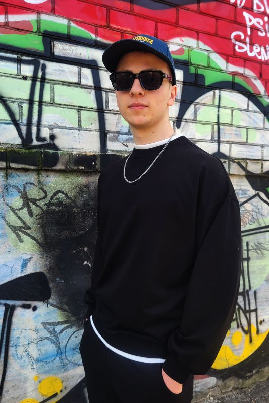 Чоловічий світшот Agonwear base black